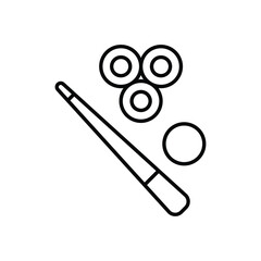 Billiard vector icon