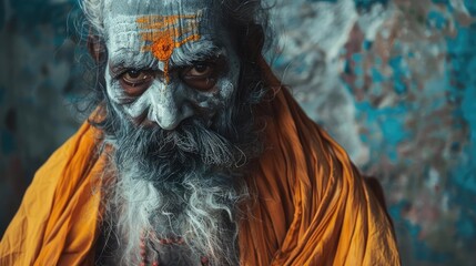 guru indiano - obrazy, fototapety, plakaty