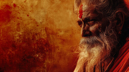 guru indiano - obrazy, fototapety, plakaty