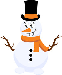 Snowman Cute Illustration