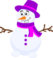 Snowman Cute Illustration