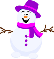 Snowman Cute Illustration