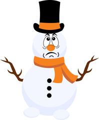 Snowman Cute Illustration