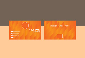 modern Business Card Template Layout Design. Vector illustrator.