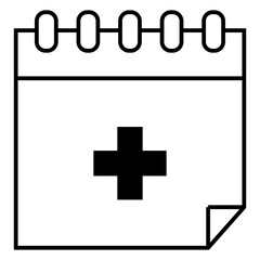 Calendar Icon. Editable Stroke. Pixel Perfect. For Mobile and Web.