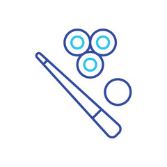 Billiard vector icon