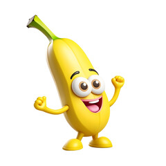 3d rendered illustration of a banana