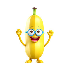 3d rendered illustration of a banana