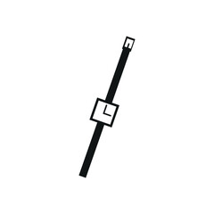 Wrist watch on white background