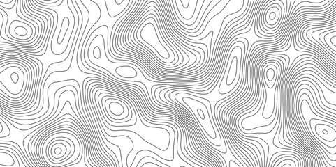 Black and white abstract background vector, Abstract topographic contours map background. Topographic map and landscape terrain texture grid. Salmon fillet texture, fish pattern.