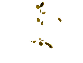 GOLD COIN INDIAN RUPEE.Gold rupee coins. Indian money, stacked golden coins. Rupee cash, currency isolated on white background vector icons. Money gold currency, cash wealth golden rupee illustration
