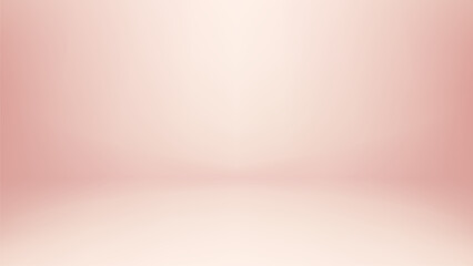 Rose Gold pastel background studio for advertising and product showcasing. Vector illustration.
