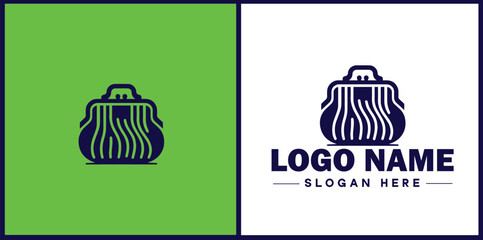 money bag logo icon vector for business brand app icon dollar Sack cash bank  financial logo template