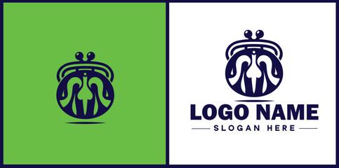 money bag logo icon vector for business brand app icon dollar Sack cash bank  financial logo template