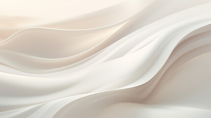 A serene abstract milk background, evoking a sense of calm and simplicity with its soft, flowing curves  Ai Generative - obrazy, fototapety, plakaty
