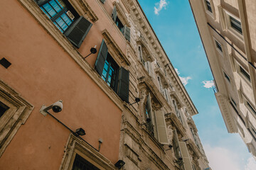 Fototapeta premium Streets of rome italy at summer