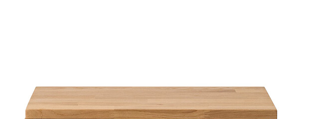 Wooden table top isolated  over  transparent background png illustration