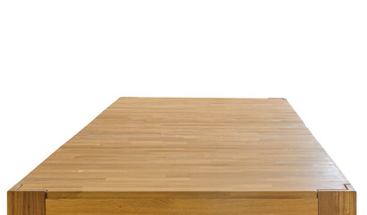 Wooden table top isolated  over  transparent background png illustration