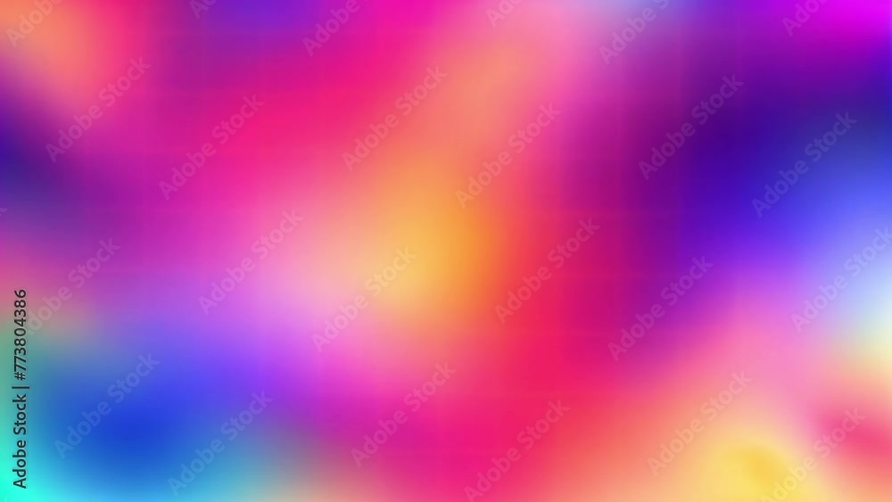 Aufkleber abstract blurred gradient background in bright colors