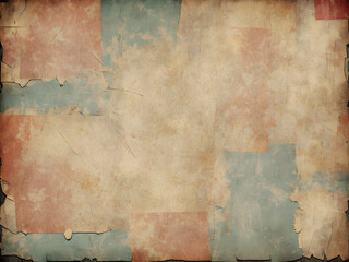 Old paper texture with a weathered charm - obrazy, fototapety, plakaty