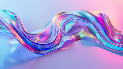 multicolor holographic liquid for backgroundю multicolored liquid object ona light background - obrazy, fototapety, plakaty