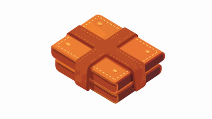 Leather allergen isometric icon vector. leather aller - obrazy, fototapety, plakaty