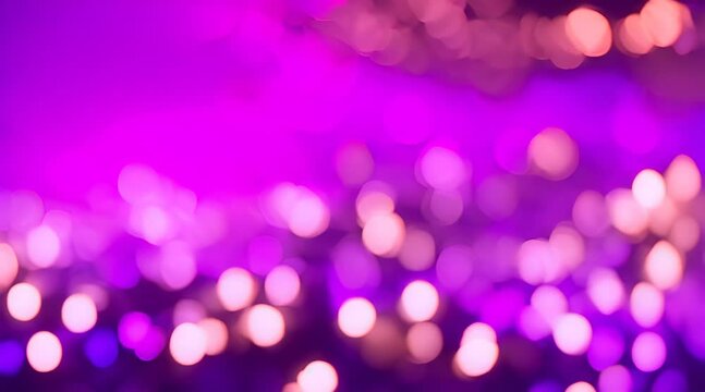 Abstract background of glittering bokeh lights.