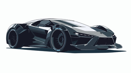 Rendering of a brand-less generic concept car