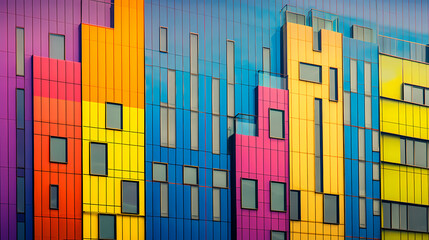 colorful building wall