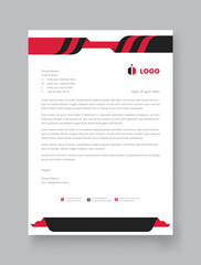 Vector corporate stylish and elegant business stationary letterhead design template