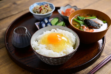 卵かけご飯定食