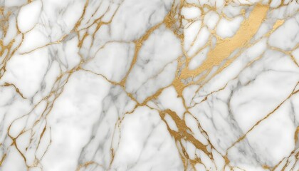 White luxury marble tile texture with gold veins pattern 