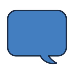 Fototapeta premium シンプルな吹き出しのイラスト