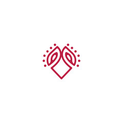 Abstract modern vector logo design icon