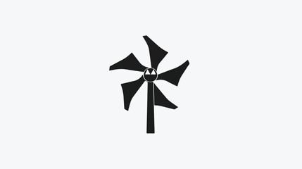 Turbine icon isolated sign symbol vector illustration