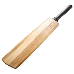 Wooden cricket bat, Isolated on transparent background