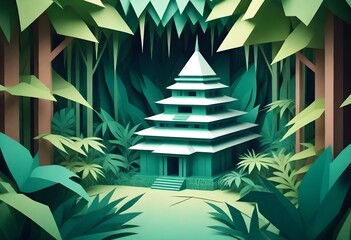 An ancient temple hidden deep within a jungle 2 (20)
