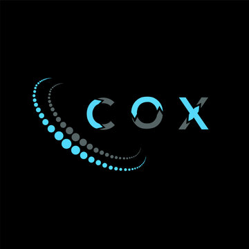 COX letter logo abstract design. COX unique design. COX.