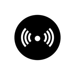 Signal icon vector. wifi illustration sign. antenna and satellite signal symbols. Wireless logo.