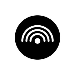 Signal icon vector. wifi illustration sign. antenna and satellite signal symbols. Wireless logo.