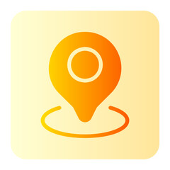 location pin gradient icon