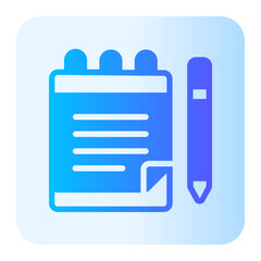 notes gradient icon