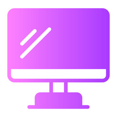 monitor gradient icon