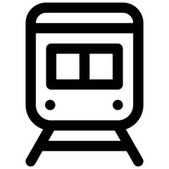 Take the A Train. Editable stroke vector icon.