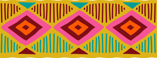 Ethnic African / Aztec tribal pattern