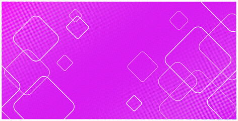 geometric pink background with dynamic hexagon lines and halftone dots