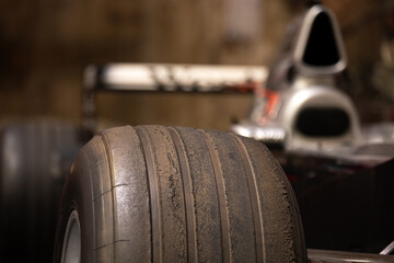 a formula one racing car background