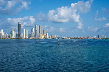 Naklejka premium Cartagena, Millionenstadt in Kolumbien