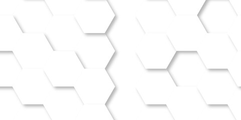 Abstract background with hexagons white creative grid vector element polygonal pattern background vector. seamless bright white abstract honeycomb background.