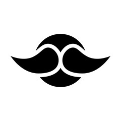 mustache glyph